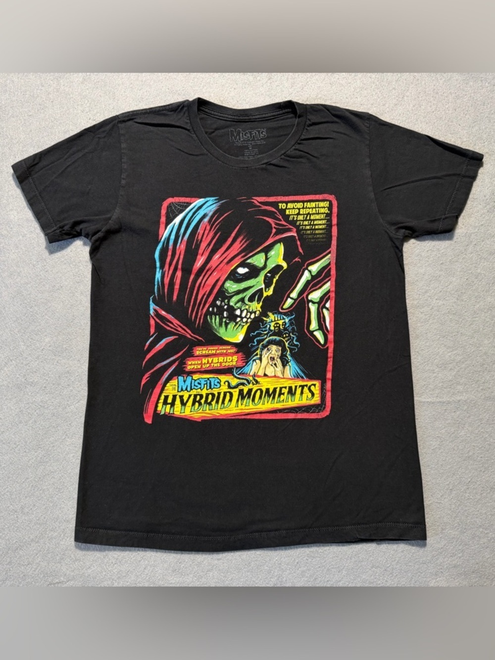 MISFITS Hybrid Moments Black T‑Shirt Medium Horror Punk Band Tee